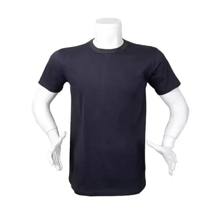 Penye T-Shirt - LACİVERT XL