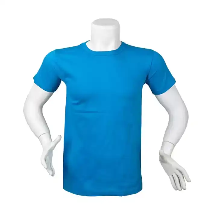 Penye T-Shirt - MAVİ 4XL