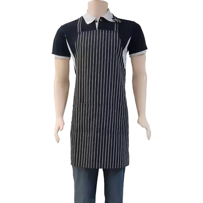 Premium Master Chef Önlük Siyah