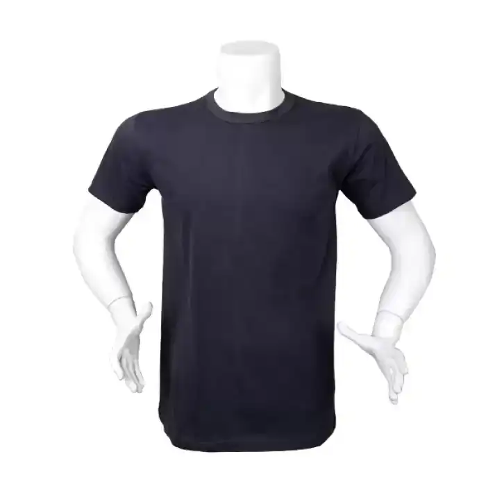 Standart Penye T-Shirt Lacivert 3XL