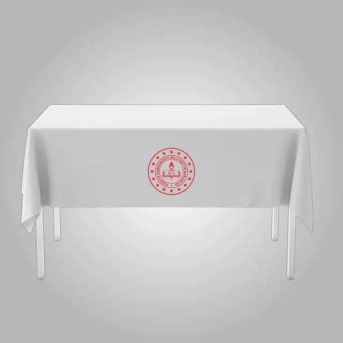 Tübitak Bilim Fuarı Baskılı Masa Örtüsü