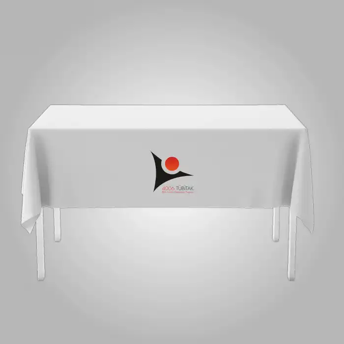 Tübitak Bilim Fuarı Baskılı Masa Örtüsü