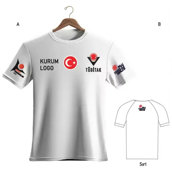 Tübitak Tişört 4006 Beyaz M