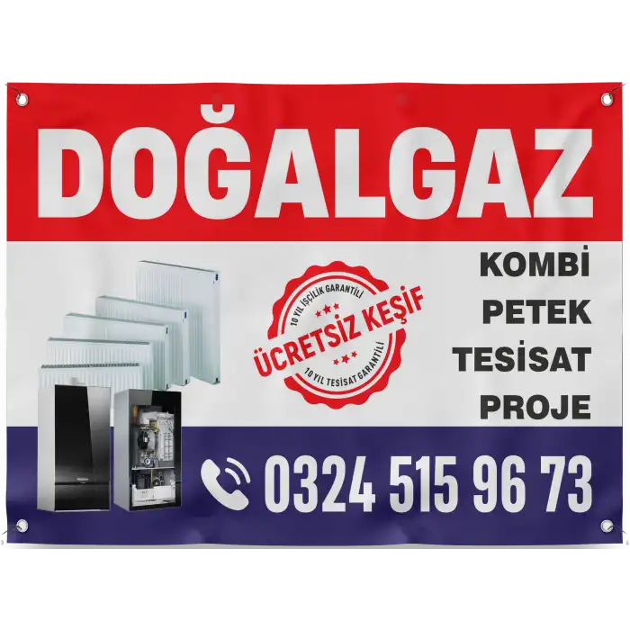 VİNİL AFİŞ - DOĞALGAZ