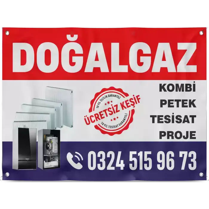 VİNİL AFİŞ - DOĞALGAZ