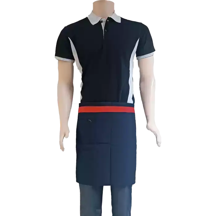 Yarım Önlük Kırmızı-Lacivert