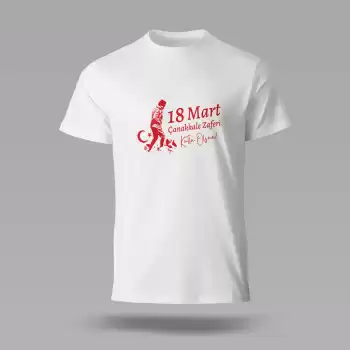 18 Mart Baskılı Tişört 04