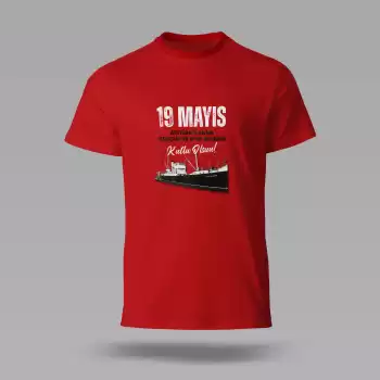 19 Mayıs Baskılı Tişört 08