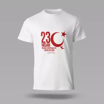 23 Nisan Baskılı Tişört 02 XXL