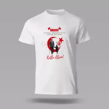 23 Nisan Baskılı Tişört 13 XXL