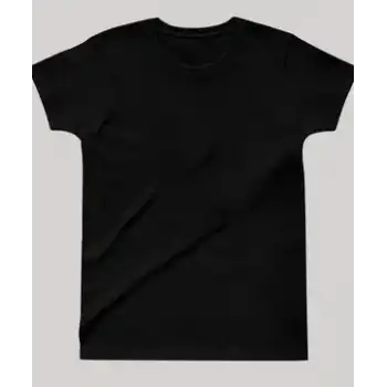 Çocuk Premium Penye T-Shirt Siyah XXL