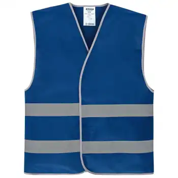 İşçi İkaz Yeleği Mavi XL