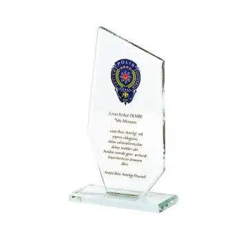 KAŞGAR ŞEFFAF KRİSTAL PLAKET