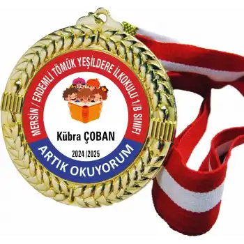 Kişiye Özel Artık Okuyorum Madalyası