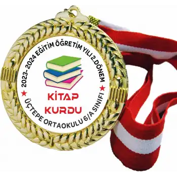 Kişiye Özel Kitap Kurdu Madalyası