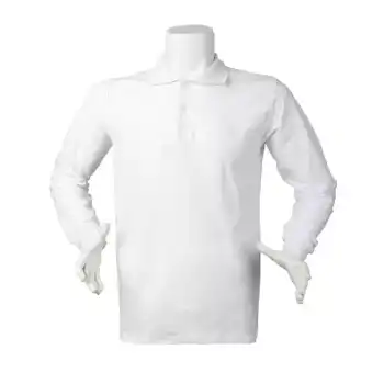 Lacoste Polo Yaka Uzun Kol - BEYAZ M