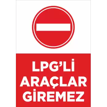 LPGli Araç Giremez