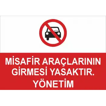 Misafir Araç Park Yasak