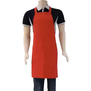 Standart Boydan Askılı Önlük Kırmızı