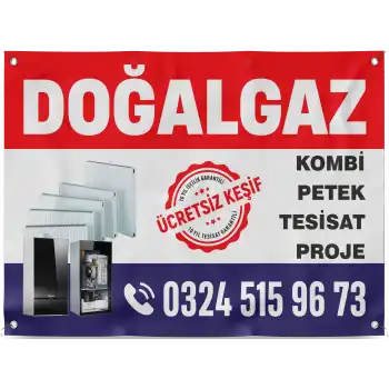 VİNİL AFİŞ - DOĞALGAZ