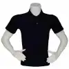 Dry Touch Yağmur Desen Lacoste T-Shirt Siyah L
