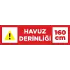Havuz Derinlik Uyarısı - 2