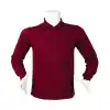 Polo Yaka Sweet Uzun Kol - BORDO M
