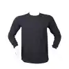 Sıfır Yaka İki İplik STR Sweatshirt Lacivert M