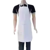 Standart Boydan Askılı Cepsiz Önlük Beyaz