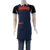 Standart Boydan Askılı Önlük Kırmızı-Lacivert