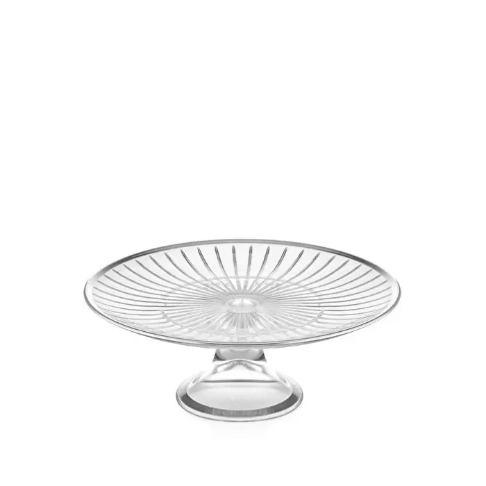 Decorium Accademia Platin Ayaklı Servis Tabağı Platin 26 Cm