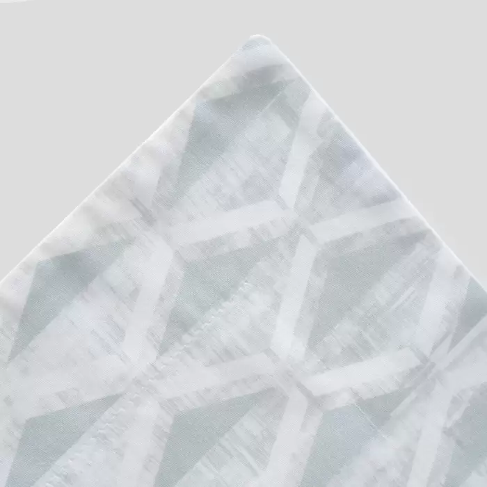 Ecocotton Tria Tek Kişilik Nevresim Takımı Pamuk Saten 210 TC Mint