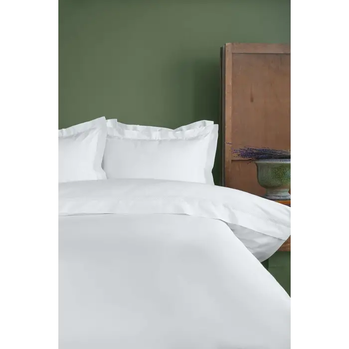 İssimo Chevron 300 TC (120 Tel) Pamuk Saten Nevresim Takımı Çift Kişilik