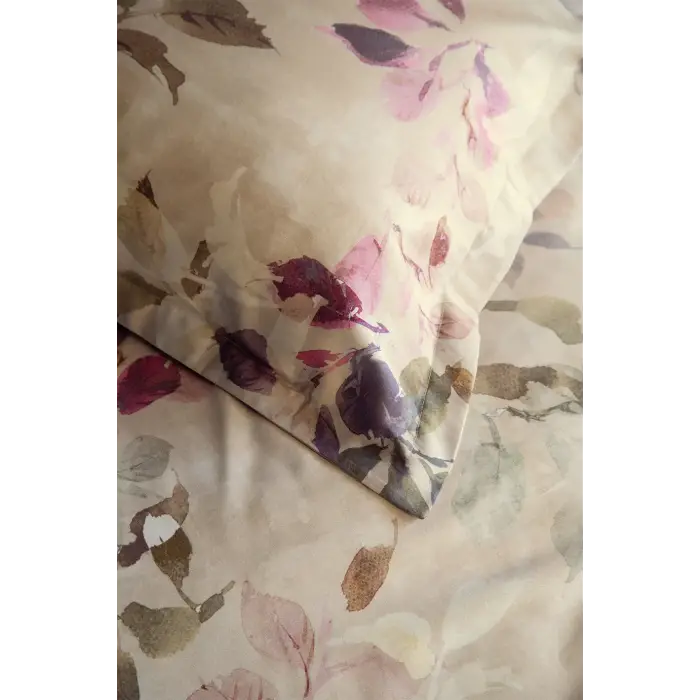 İssimo Marcella Dijital Pamuk Saten Çift Kişilik Nevresim Takımı