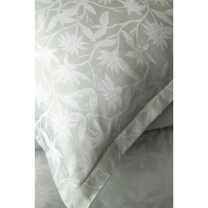 İssimo Minty Tencel Pamuk İpliği Boyalı Jakarlı Çift Kişilik Nevresim Takımı