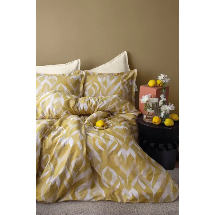 İssimo Tigres Tencel Pamuk Dijital Saten Çift Kişilik Nevresim Takımı