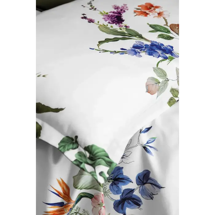 İssimo Vanie Tencel Pamuk Dijital Saten Çift Kişilik Nevresim Takımı