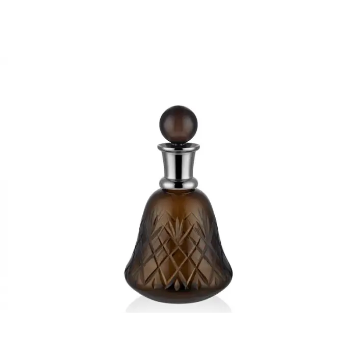 Lamedore Bell Shape Khakı Color Bottle Kahve Şişe 13x25 Cm