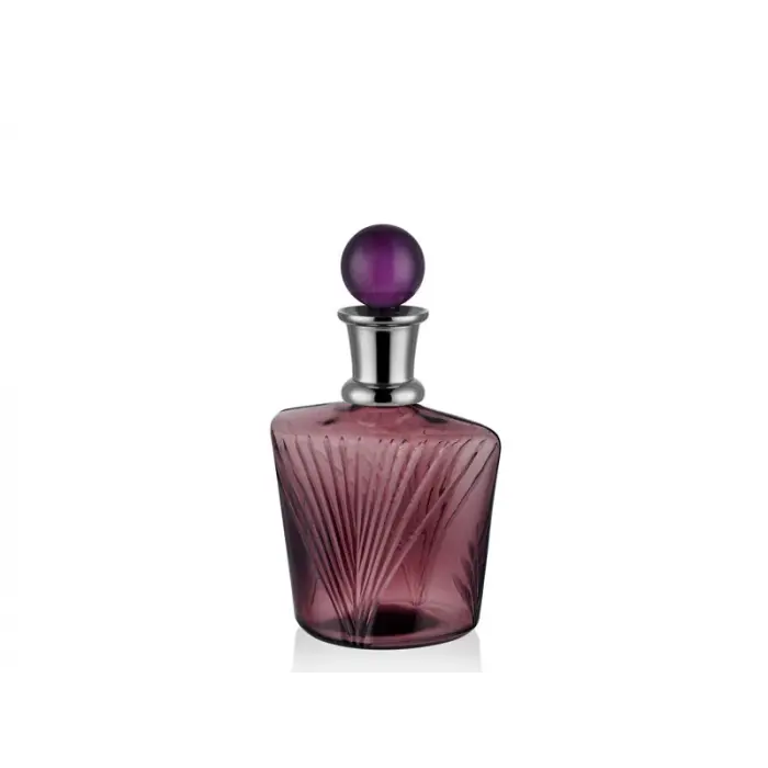 Lamedore Body Shape Purple Color Bottle Mor Şişe 13,5x10x24 Cm