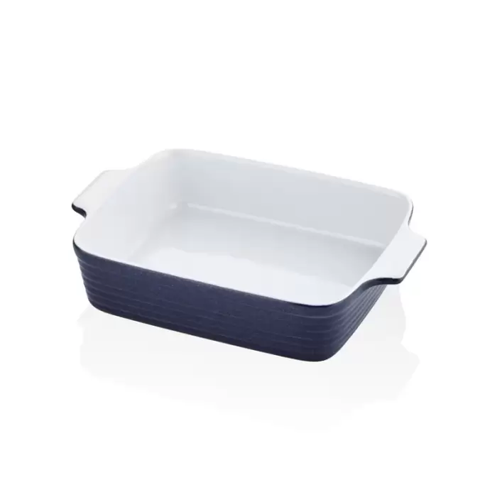 Lamedore Brandanı Dikdörtgen Mavi Fırın Kabı 33x23x8,5 cm