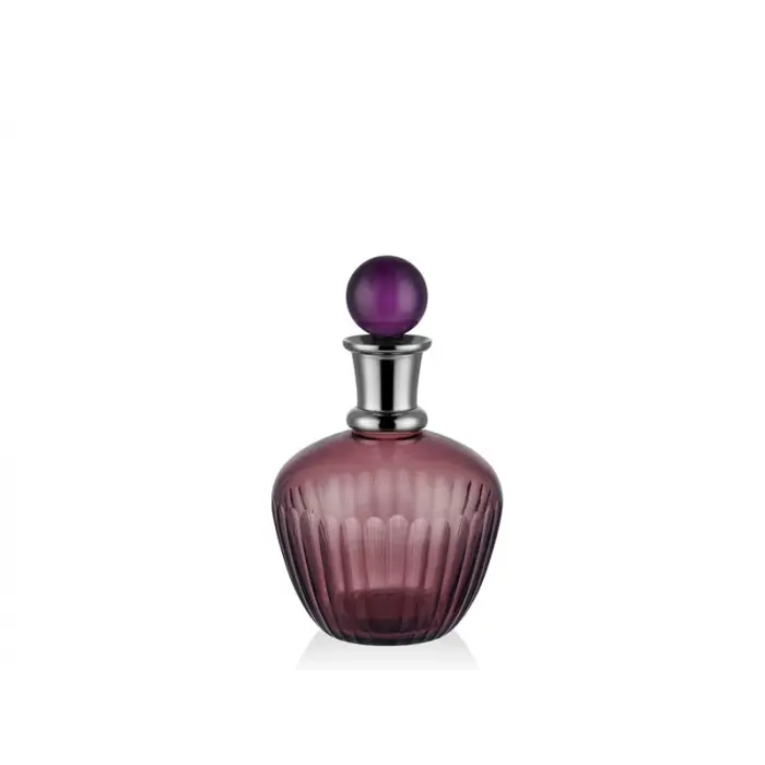 Lamedore Pudgy Purple Color Bottle Mor Şişe 13x23 Cm