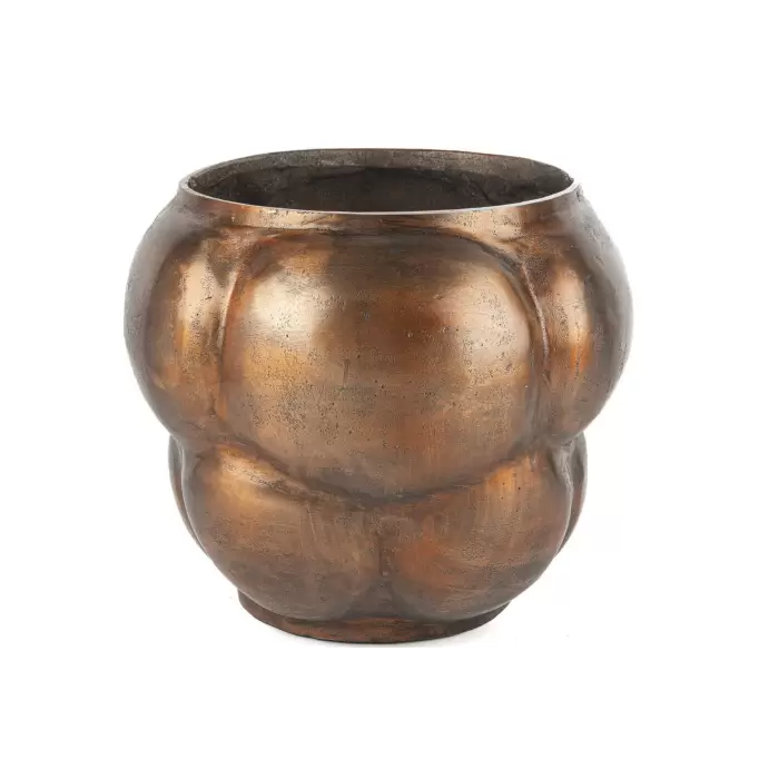Mikasa Moor Antik Bakır Saksı 42x35cm