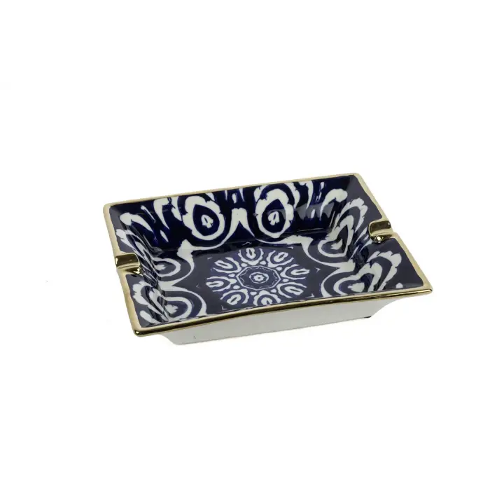 Mikasa Moor Blue Blanc Dek Tabak 19x16x4cm