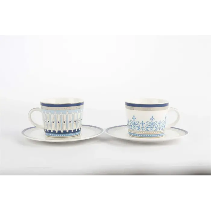Mikasa Moor Blue Harmony 2li Kahve Fincan Seti 90cc