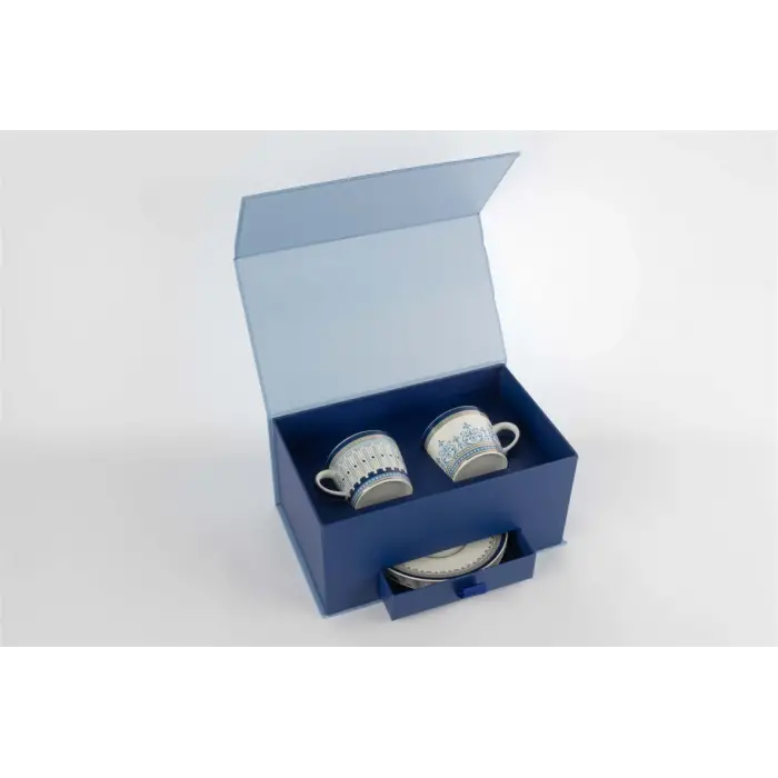 Mikasa Moor Blue Harmony 2li Kahve Fincan Seti 90cc