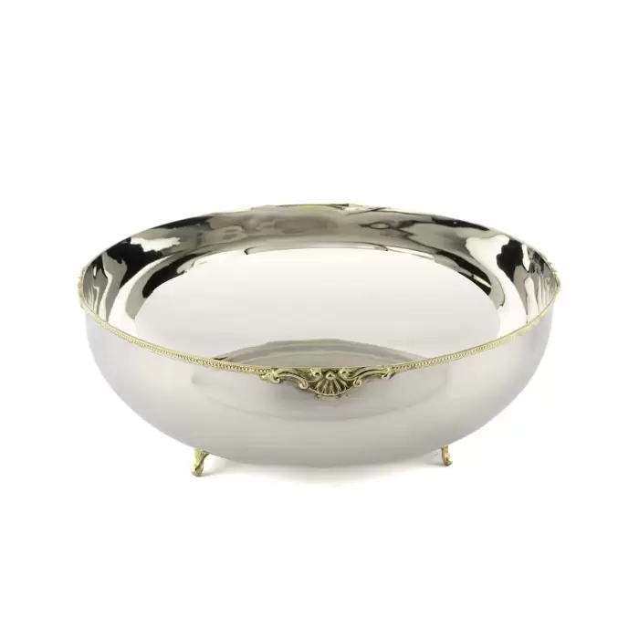 Mikasa Moor Gold Ayaklı Gümüş Kase 31x13cm