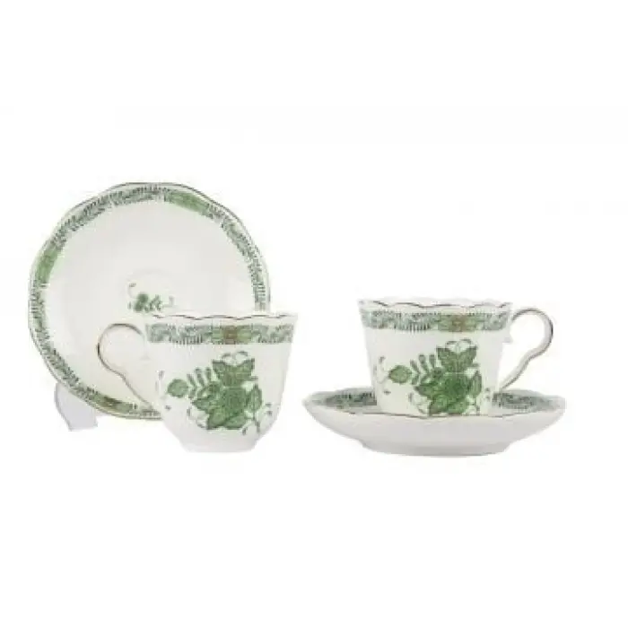 Mikasa moor jardin de vert yeşil 2li kahve fincan seti100ml