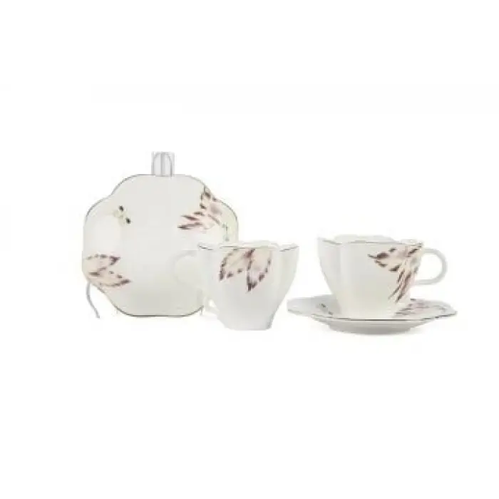 Mikasa moor mariposa bloom 2li kahve fincan seti 100ml