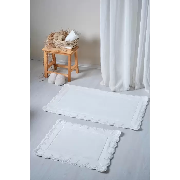 Nazik Home Ramos İşlemeli 2li Paspas Set (60 x 100 cm)