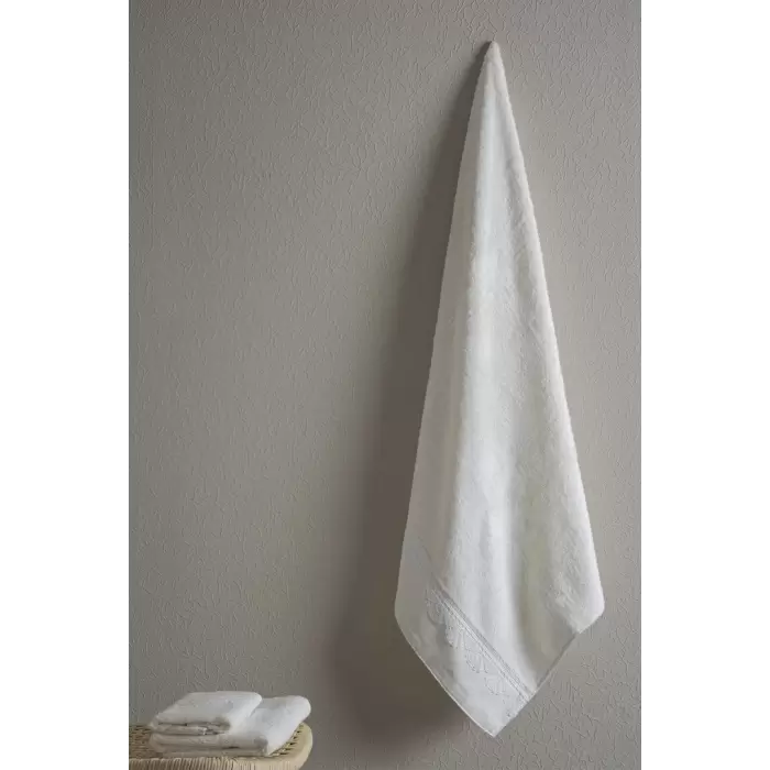 Nazik Home Zarif Dantelli El Yüz Havlusu ( 50X90 cm)